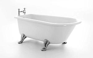 Royce Morgan Chillingham Luxury Freestanding Bath 1665 x 750mm White (Waste Included)