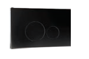 Abacus Easi-plan Iso 2 Flush Plate Black