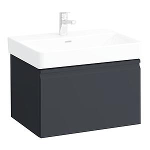Laufen Pro S Vanity Unit 615x450x390mm 1 Drawer For 810964 - Graphite