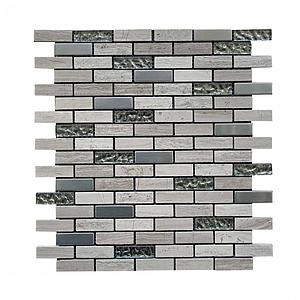 Mosaic Factory Greystone (1.5x4.8) 30x30