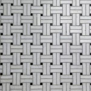 Mosaic Factory Lluvia Black 30x30