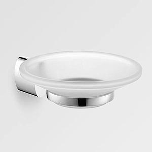 Eau Oval Wall Mounted Chrome Soap Holder Dish - SALE