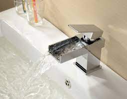 Cubico Cascata Waterfall Basin Mixer Inc Click Clack Waste (z05)