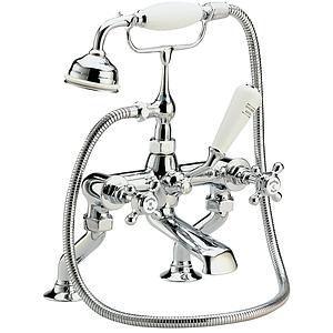 Hudson Reed Cp Topaz Deck Or Wall Mounted Bath Shower Mixer With Shower Kit