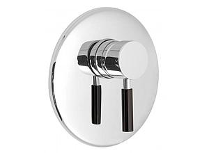 Vado Nuance Concealed Shower Valve Single Lever Wall Mounted With Black Handle